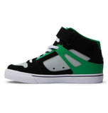 DC Youth Pure High Top EV - Black/Kelly Green