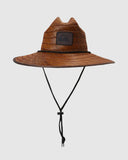 Quiksilver Pierside Taper Straw Hat - Dark Brown