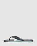 Quiksilver Mens Molokai Stripe Jandal - Black 3