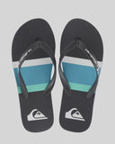 Quiksilver Mens Molokai Stripe Jandal - Black 3