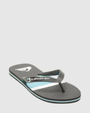 Quiksilver Mens Molokai Stripe Jandal - Black 3