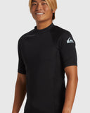 Quiksilver Everyday Heat Short Sleeve Surf Tee Shirt - Black