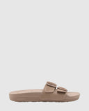 Roxy Slippy Nina Slides - Taupe