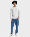 Quiksilver Keller Crew -Light Grey Heather