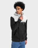 Quiksilver Keller Block Zip II - Black Heather