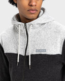 Quiksilver Keller Block Zip II - Black Heather