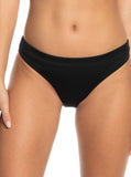 Roxy Active Low Waist Bikini Bottoms - Anthracite