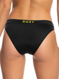 Roxy Active Low Waist Bikini Bottoms - Anthracite