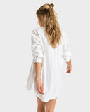 Roxy Sunset Flashback Shirt Dress Cover Up - Bright White