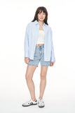 Huffer Cruise Day Shirt - Blue Haze/Chalk