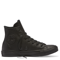 Black leather cheap converse nz