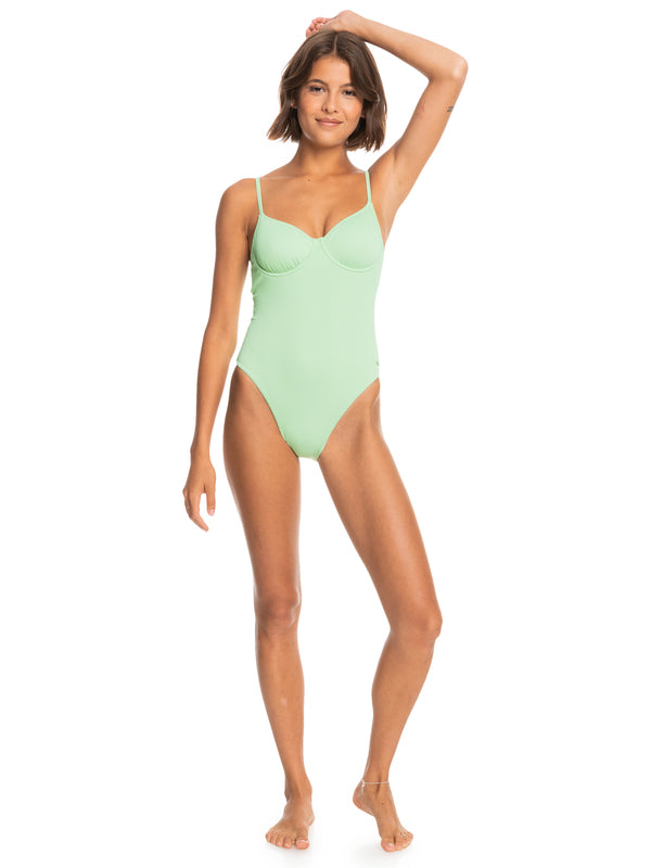 Womens Rib Roxy Love The Muse One-Piece Swimsuit